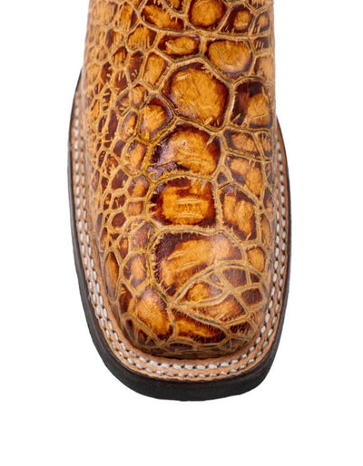 Men's Ferrini Kai Sea Turtle Print Boots Handcrafted Tan 6 42593-61-080-D  - from alligatorwarehouse.com