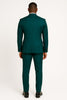 Teal Green Tuxedo Suit for Men – Satin Shawl Lapel Prom and Wedding Suit 2   - from alligatorwarehouse.com