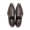 Senator By Mezlan In Black Monkstrap Genuine Deerskin 2   - from alligatorwarehouse.com
