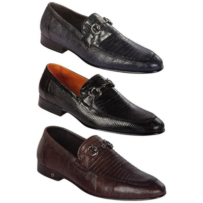 Lombardy Lizard Teju Bit Loafers 1   - from alligatorwarehouse.com