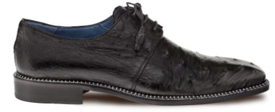 Tillson Ostrich Black  By Mezlan Made In Spain Brand 1   - from alligatorwarehouse.com