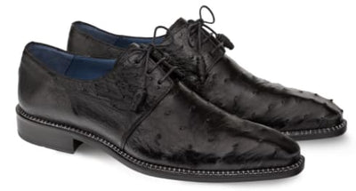 Tillson Ostrich Black  By Mezlan Made In Spain Brand 3   - from alligatorwarehouse.com