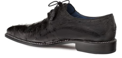 Tillson Ostrich Black  By Mezlan Made In Spain Brand 2   - from alligatorwarehouse.com