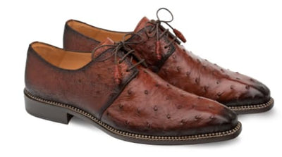 Tillson Ostrich Brandy By Mezlan Made In Spain Brand 2   - from alligatorwarehouse.com