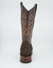 Los Altos Men's Nobuck Dark Tobacco Wide Square Toe Boot 6   - from alligatorwarehouse.com