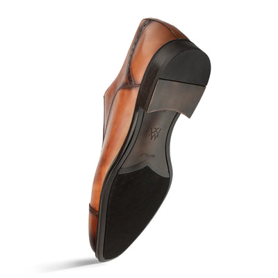 Amaro Leather Cap Toe Cognac By Mezlan Made In Spain Brand 8   - from alligatorwarehouse.com