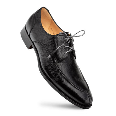 Fratello Split-Toe Deer Black Men’s Lace up Shoes By Mezlan Made In Spain Brand 1   - from alligatorwarehouse.com