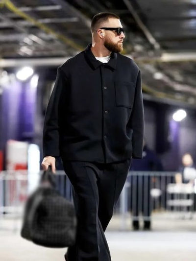 Travis Kelce Black Suit 1   - from alligatorwarehouse.com