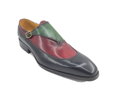 Tri-Tone Single Monk Strap Slip-on 7 KS503-67BLACK105  - from alligatorwarehouse.com