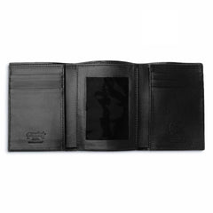 Ferrini Alligator Trifold Wallet Black