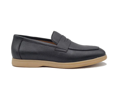 Tumble Calfskin Penny Loafer 6 KS715-02BONE85  - from alligatorwarehouse.com