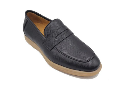 Tumble Calfskin Penny Loafer 7 KS715-02BONE85  - from alligatorwarehouse.com