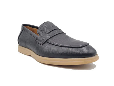 Tumble Calfskin Penny Loafer 8 KS715-02BONE85  - from alligatorwarehouse.com