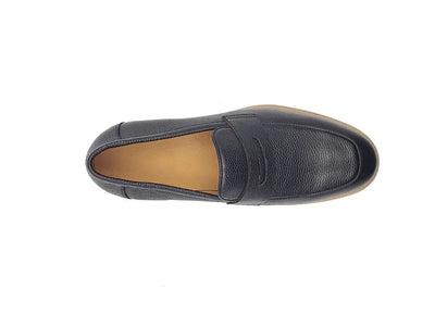 Tumble Calfskin Penny Loafer 9 KS715-02BONE85  - from alligatorwarehouse.com