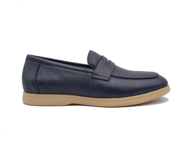Tumble Calfskin Penny Loafer 18 KS715-02BONE85  - from alligatorwarehouse.com