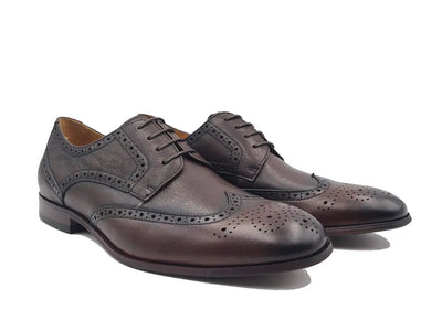 Tumbled Leather Blucher style Oxford with Flex Sole 1 KS621-01BROWN10  - from alligatorwarehouse.com