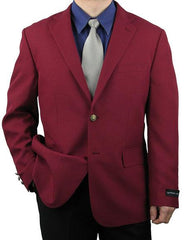 Men's Cheap Priced Designer Fashion Dress Casual Men's Wholesale Blazer On Sale Burgundy ~ Wine ~ Maroon Color Classic 2 Button Blazer