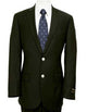 Men's 2 Buttons Silver Color Buttons Poly Blend Black Sports Jacket