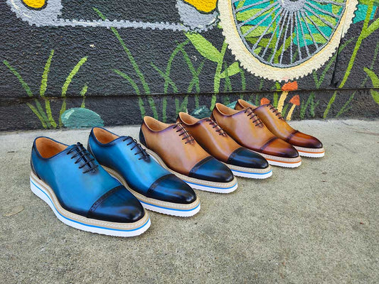 Mens Carrucci Fine Leather Dress Shoes Collection - Premium Mens Carrucci Fine Leather Dress Shoes at alligatorwarehouse.com