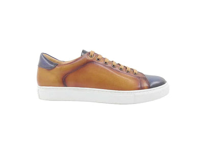 Two Tone Leather Dress Sneaker 1 KS637-01TBLCO75  - from alligatorwarehouse.com