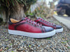 Two Tone Leather Dress Sneaker 4 KS637-01TBLCO75  - from alligatorwarehouse.com