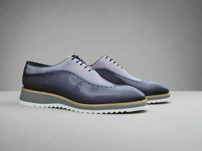 Two Tone Oxford With Lightweight Sole 19 KS515-33TBLACKGRAY75  - from alligatorwarehouse.com
