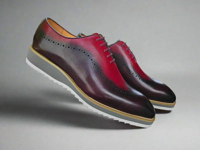 Two Tone Oxford With Lightweight Sole 25 KS515-33TBLACKGRAY75  - from alligatorwarehouse.com