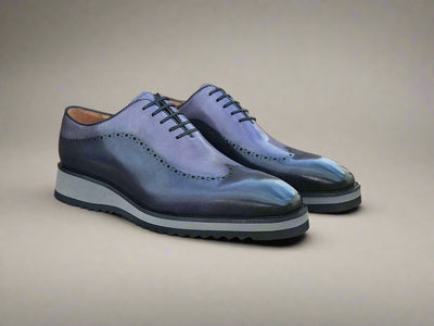 Two Tone Oxford With Lightweight Sole 3 KS515-33TBLACKGRAY75  - from alligatorwarehouse.com