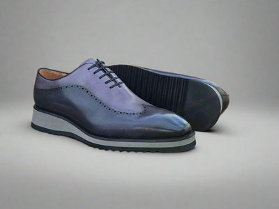 Two Tone Oxford With Lightweight Sole 4 KS515-33TBLACKGRAY75  - from alligatorwarehouse.com