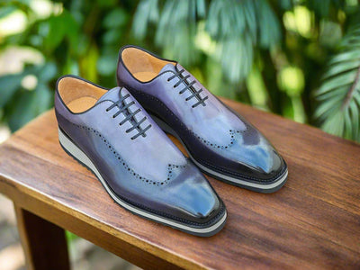 Two Tone Oxford With Lightweight Sole 1 KS515-33TBLACKGRAY75  - from alligatorwarehouse.com