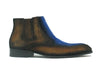 Two Tone Suede Chelsea Boots 5 KB478-107STNAVYGRAY75  - from alligatorwarehouse.com