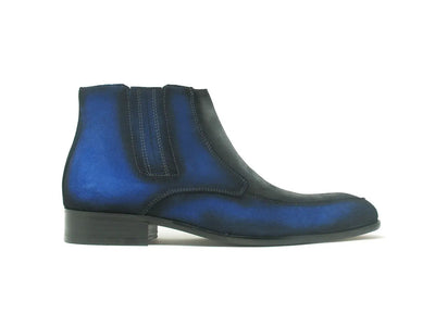 Two Tone Suede Chelsea Boots 2 KB478-107STNAVYGRAY75  - from alligatorwarehouse.com