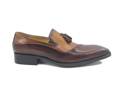 Two Tone Tassel Loafer 11 KS503-68TGRAYBLACK75  - from alligatorwarehouse.com