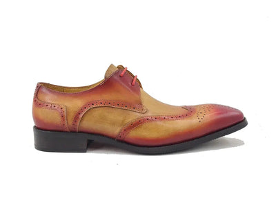 Two Tone Wingtip Blucher Oxford 6 KS503-69TREDCOGNAC75  - from alligatorwarehouse.com