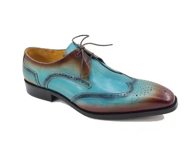 Two Tone Wingtip Blucher Oxford 10 KS503-69TREDCOGNAC75  - from alligatorwarehouse.com