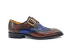 Two Tone Wingtip Monk Strap 6 KS509-30TBROWNTAN14  - from alligatorwarehouse.com