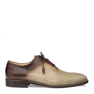 Barbaro Two-Tone Oxford Olive/Mocha By Mezlan Made In Spain Brand 1   - from alligatorwarehouse.com