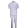 White Seersucker 2pc Set 2   - from alligatorwarehouse.com