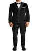 Double Breasted Tuxedo - Velvet Dinner Jacket with Pants in Color Black 5   - from alligatorwarehouse.com