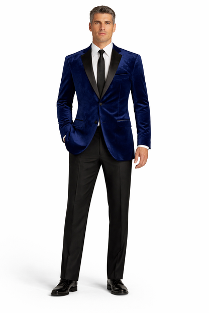  Velvet Tuxedo in Navy