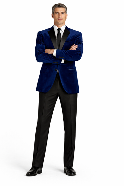  Velvet Tuxedo in Navy