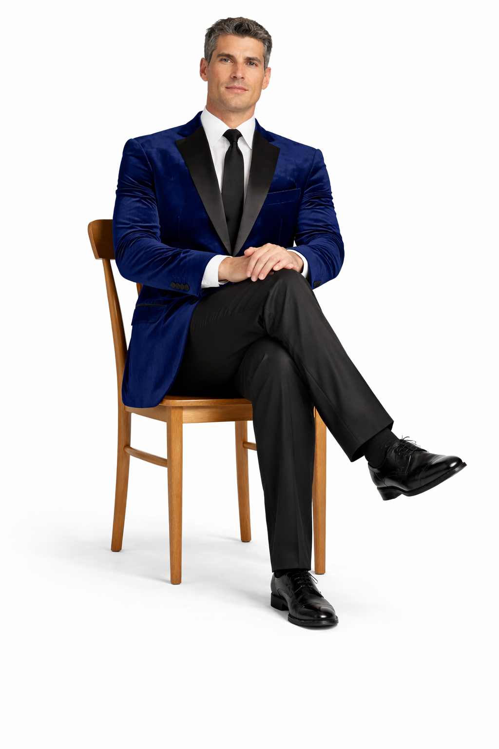  Velvet Tuxedo in Navy