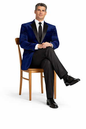  Velvet Tuxedo in Navy