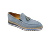 Venetian Suede Loafer with Calfskin Tassel 17 KS550-06SBROWN75  - from alligatorwarehouse.com