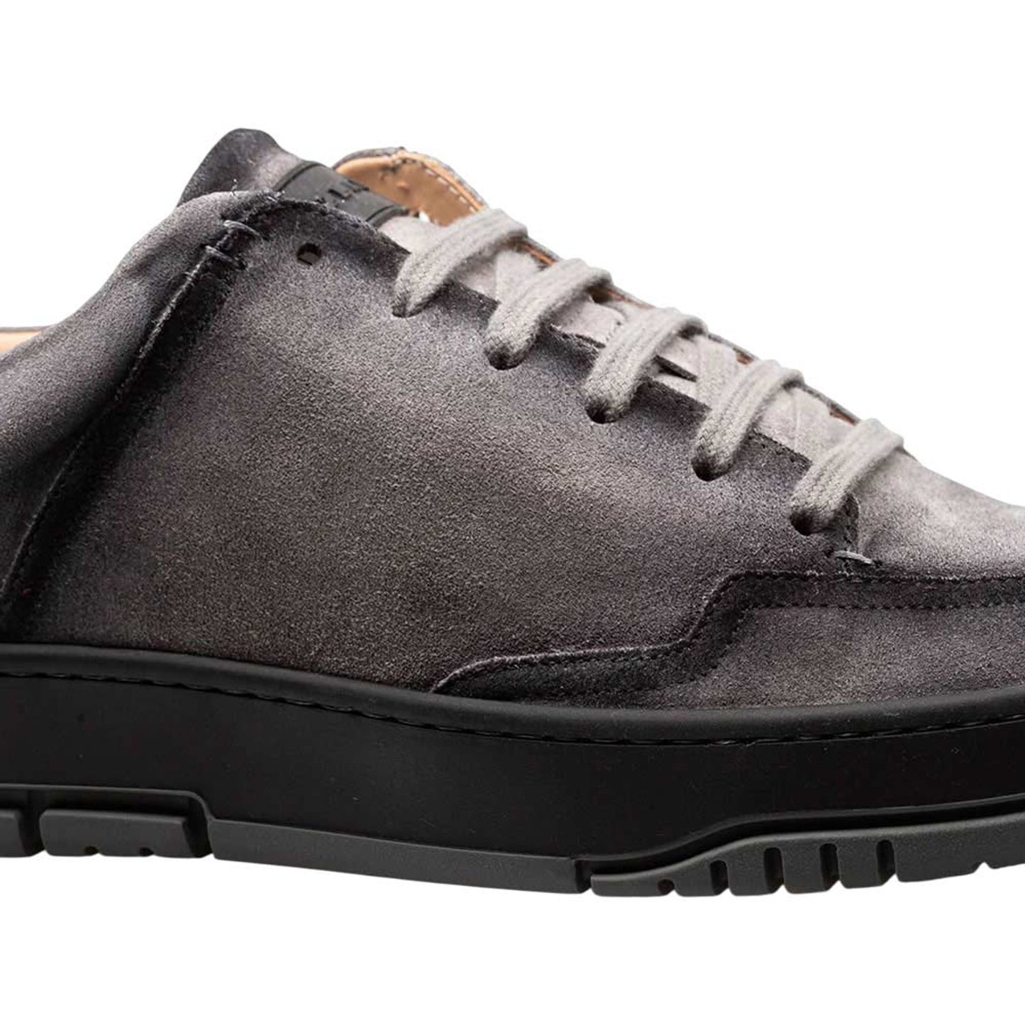 Men's Villani Suede Street Gray Sneaker By Mezlan Made In Spain Brand