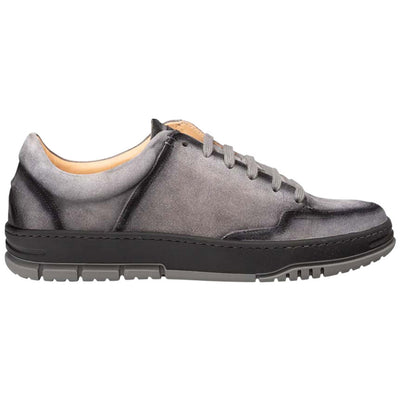 Men's Villani Suede Street Gray Sneaker By Mezlan Made In Spain Brand 2   - from alligatorwarehouse.com
