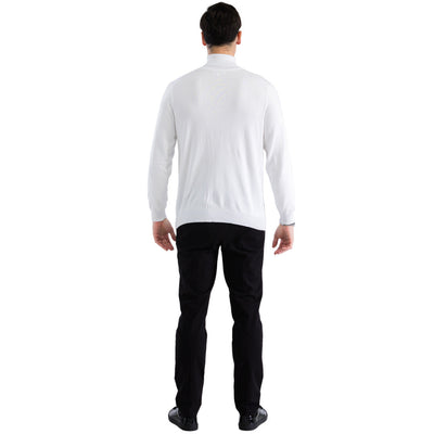 MENS WHITE PULLOVER TURTLENECK SWEATER 3   - from alligatorwarehouse.com