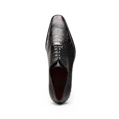 Marco Di Milano Bono Men's Shoes Genuine Alligator Dress Whole-cut Oxfords 12 BONO_ALLIGATOR_BLACK_8  - from alligatorwarehouse.com