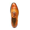 Marco Di Milano John Men's Shoes Exotic Caiman Crocodile / Woven Leather Dress Oxfords 21 JOHN_CAIMAN FUSCUS_BLACK_8.5  - from alligatorwarehouse.com