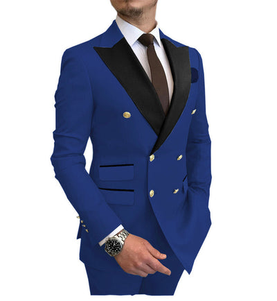 Double Breasted Tuxedo - Double Breasted Suit - 